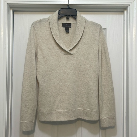 Fenn Wright Manson - angora blend v neck collared pull over - size M - Picture 1 of 7
